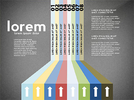 Opzioni piano Toolbox, Slide 10, 02892, Diagrammi Palco — PoweredTemplate.com