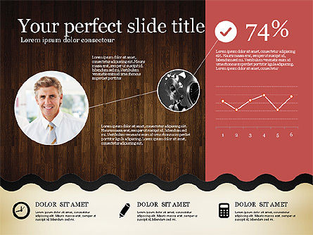 Modèle de présentation de style Woody, Diapositive 10, 02893, Modèles de présentations — PoweredTemplate.com