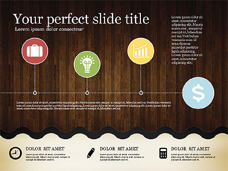 Modèle de présentation de style Woody, Diapositive 15, 02893, Modèles de présentations — PoweredTemplate.com