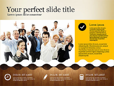 Woody Style Presentation Template, Slide 6, 02893, Presentation Templates — PoweredTemplate.com