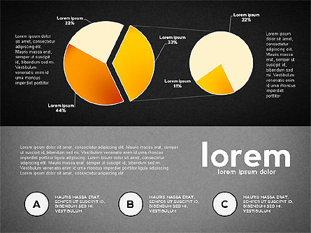 Formas y siluetas del rompecabezas, Diapositiva 16, 02894, Diagramas de puzzle — PoweredTemplate.com