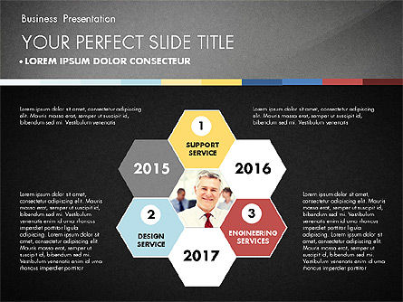 Template Laporan Tim Dengan Data Driven Charts, Slide 16, 02897, Templat Presentasi — PoweredTemplate.com