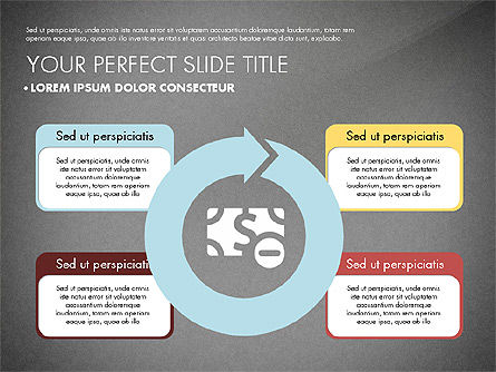 Diagram Proses Bisnis Keuangan, Slide 15, 02898, Diagram Proses — PoweredTemplate.com