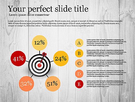 Target Concept, PowerPoint Template, 02902, Business Models — PoweredTemplate.com