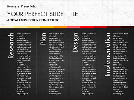 Presentasi Dengan Tahapan, Slide 11, 02903, Diagram Panggung — PoweredTemplate.com