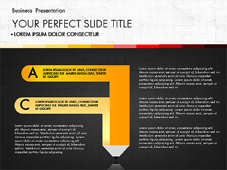 Presentación con etapas, Diapositiva 12, 02903, Diagramas de la etapa — PoweredTemplate.com