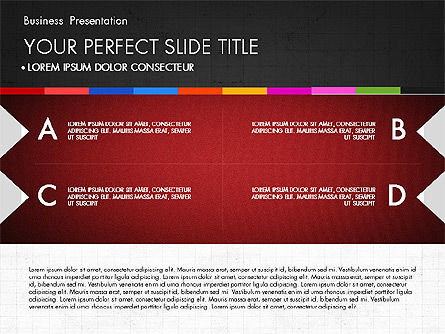 Présentation avec étapes, Diapositive 2, 02903, Schémas d'étapes — PoweredTemplate.com