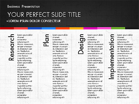 Presentasi Dengan Tahapan, Slide 3, 02903, Diagram Panggung — PoweredTemplate.com