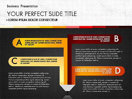 Presentación con etapas, Diapositiva 9, 02903, Diagramas de la etapa — PoweredTemplate.com