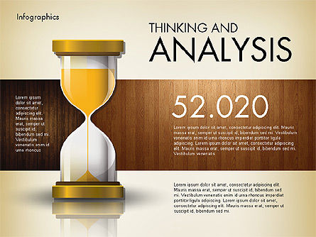 Melapor Dengan Jam Pasir, Templat PowerPoint, 02904, Infografis — PoweredTemplate.com