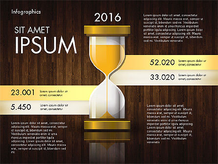 Reports with Hourglass, Slide 15, 02904, Infographics — PoweredTemplate.com