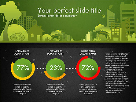 Green City Presentation Template, Slide 14, 02908, Presentation Templates — PoweredTemplate.com