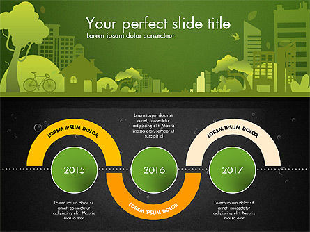 Green City Presentation Template, Slide 16, 02908, Presentation Templates — PoweredTemplate.com