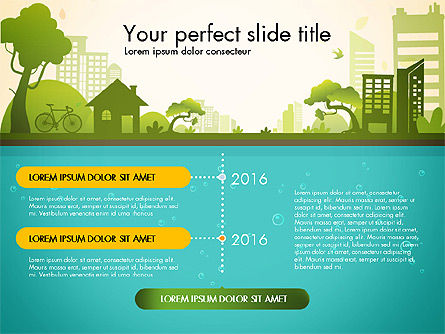 Green City Presentation Template, Slide 5, 02908, Presentation Templates — PoweredTemplate.com