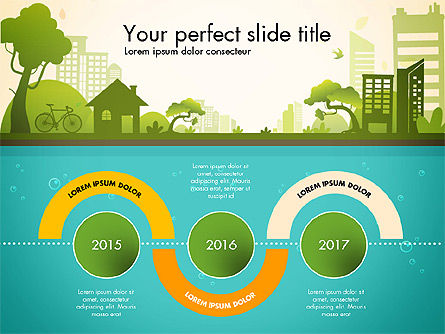 Green City Presentation Template, Slide 8, 02908, Presentation Templates — PoweredTemplate.com