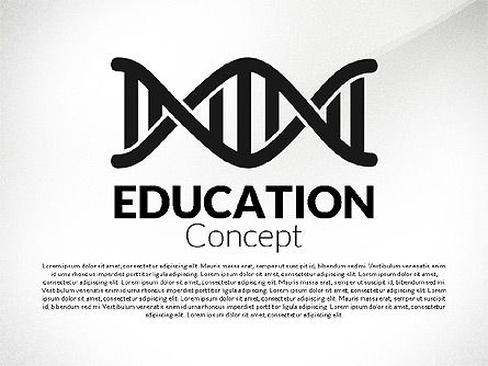 Rapporto di educazione con i grafici dei dati guidato concetto, Gratis Modello PowerPoint, 02914, Grafici e Diagrammi Educativi — PoweredTemplate.com