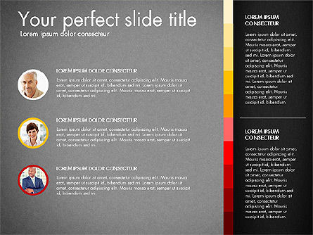 Business Report Concept Presentation Template, Slide 16, 02918, Presentation Templates — PoweredTemplate.com
