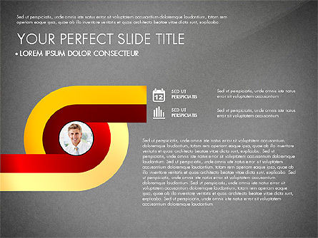 Bedrijfs rapport met procesdiagrammen, Dia 11, 02919, Procesdiagrammen — PoweredTemplate.com