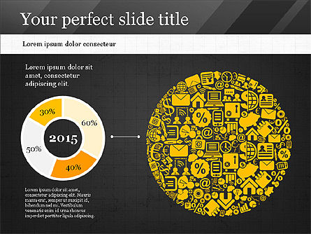 Presentasi Dengan Ikon Dan Siluet, Slide 12, 02920, Templat Presentasi — PoweredTemplate.com