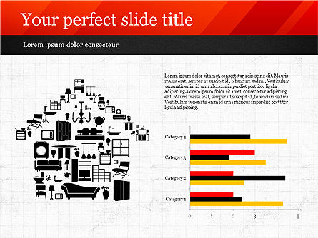 Présentation avec icônes et silhouettes, Diapositive 8, 02920, Modèles de présentations — PoweredTemplate.com