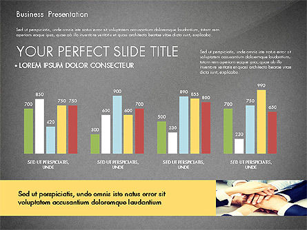 Presentazione aziendale professionale con grafici basati su dati, Slide 15, 02927, Modelli Presentazione — PoweredTemplate.com