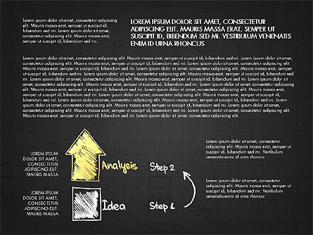 Business Plan Concept, Slide 11, 02933, Process Diagrams — PoweredTemplate.com