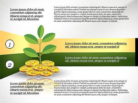 Concept d'options d'investissement, Diapositive 10, 02934, Schémas d'étapes — PoweredTemplate.com
