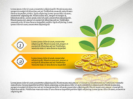 Konsep Pilihan Investasi, Slide 11, 02934, Diagram Panggung — PoweredTemplate.com