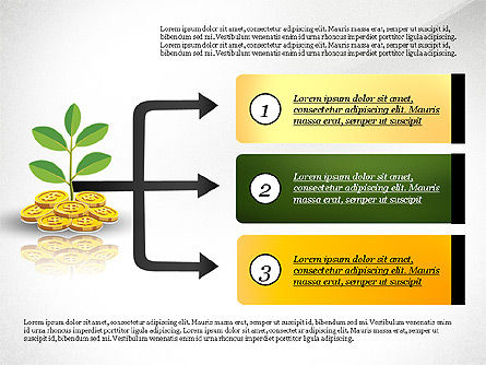 Konsep Pilihan Investasi, Slide 14, 02934, Diagram Panggung — PoweredTemplate.com