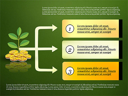 Konsep Pilihan Investasi, Slide 6, 02934, Diagram Panggung — PoweredTemplate.com