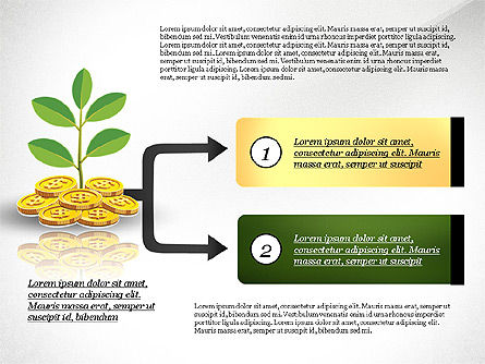 投資オプションの概念, スライド 9, 02934, 段階図 — PoweredTemplate.com