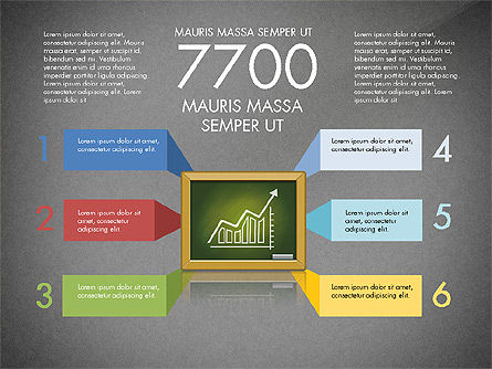 Zakelijke presentatie met bord grafiek, Dia 10, 02935, Businessmodellen — PoweredTemplate.com