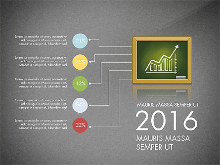 Business Presentation with Chalkboard Chart, Slide 14, 02935, Business Models — PoweredTemplate.com