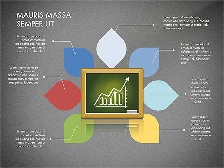 Business Presentation with Chalkboard Chart, Slide 15, 02935, Business Models — PoweredTemplate.com