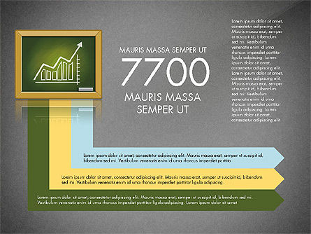 Business Presentation with Chalkboard Chart, Slide 16, 02935, Business Models — PoweredTemplate.com