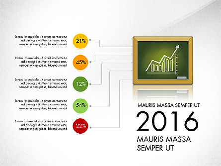 Zakelijke presentatie met bord grafiek, Dia 6, 02935, Businessmodellen — PoweredTemplate.com