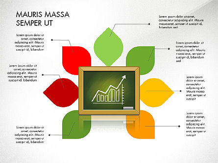 Business Presentation with Chalkboard Chart, Slide 7, 02935, Business Models — PoweredTemplate.com