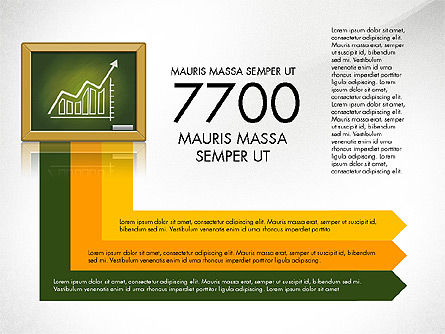 Business Presentation with Chalkboard Chart, Slide 8, 02935, Business Models — PoweredTemplate.com