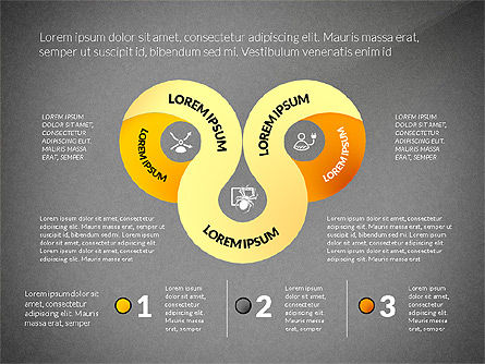 Mobius Strip Opciones Concepto, Diapositiva 12, 02936, Diagramas de la etapa — PoweredTemplate.com