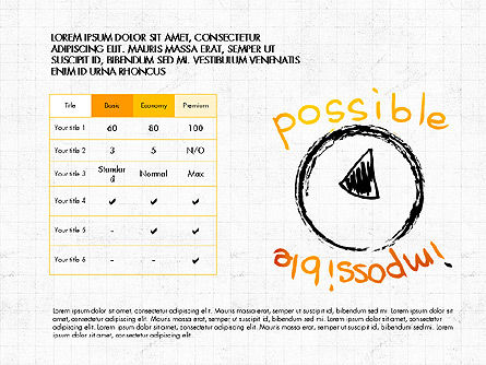 Pitch Deck Sketch Concepto, Diapositiva 3, 02942, Plantillas de presentación — PoweredTemplate.com