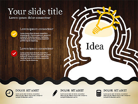Presentasi Bisnis Dengan Bentuk Yang Jelas, Slide 11, 02947, Templat Presentasi — PoweredTemplate.com