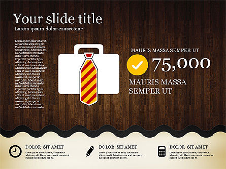 Presentasi Bisnis Dengan Bentuk Yang Jelas, Slide 15, 02947, Templat Presentasi — PoweredTemplate.com