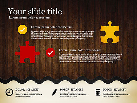 Présentation commerciale avec des formes vives, Diapositive 16, 02947, Modèles de présentations — PoweredTemplate.com