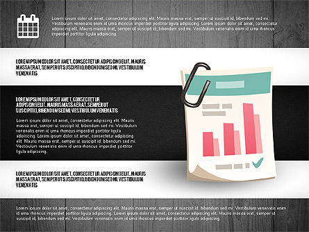옵션 및 차트가있는 Infographics, 슬라이드 13, 02948, 단계 도표 — PoweredTemplate.com