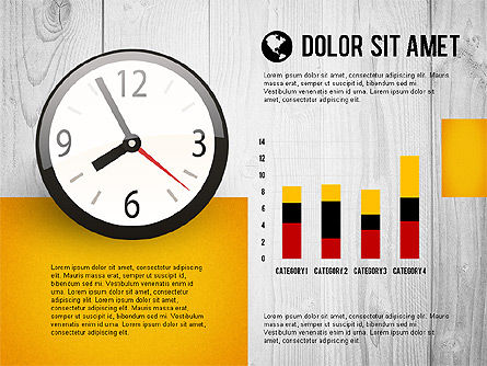 옵션 및 차트가있는 Infographics, 슬라이드 2, 02948, 단계 도표 — PoweredTemplate.com