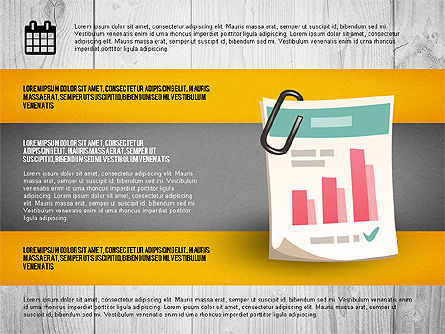 Infografía con opciones y gráficos, Diapositiva 5, 02948, Diagramas de la etapa — PoweredTemplate.com