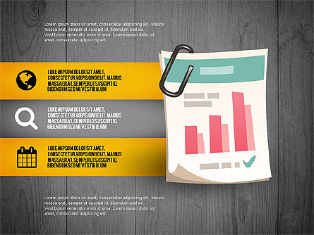 옵션 및 차트가있는 Infographics, 슬라이드 9, 02948, 단계 도표 — PoweredTemplate.com