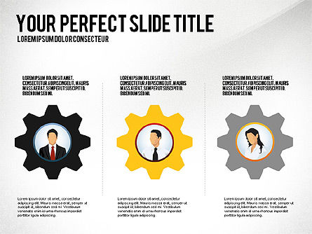 Business Team Presentation Concept, Slide 4, 02950, Presentation Templates — PoweredTemplate.com