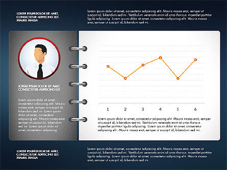 Gráficos de datos de informe, Diapositiva 2, 02954, Diagramas basados en datos — PoweredTemplate.com