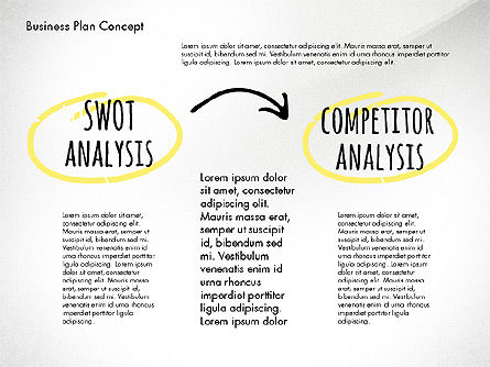 Business Plan Process Concept, Slide 3, 02955, Process Diagrams — PoweredTemplate.com